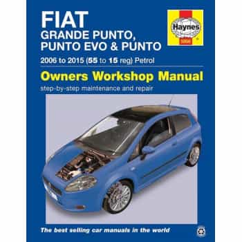 Haynes Workshop manuel Fiat Grande Punto, Punto Evo & Punto Essence (2006-2015)