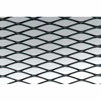 Maille de course Simoni Racing en aluminium noir - 100x30cm - diamant 12x35mm