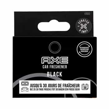 AX Refill Air Freshener Alu Holder Noir 2 pièces