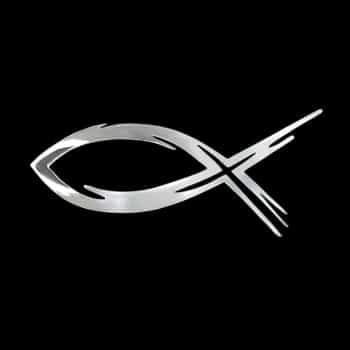 Autocollant Nickel 'Poisson' - 70x31mm