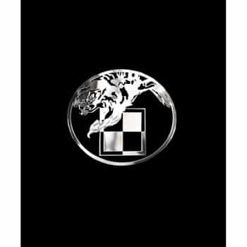 Autocollant Nickel 'Checker avec un aigle' - 50x55mm