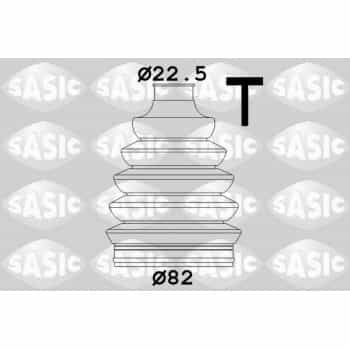 Jeu de joints-soufflets, arbre de commande