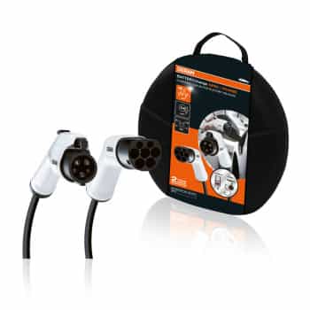 Câble de charge Osram pour voiture électrique 5PIN Type2 à Type1 16A 1ph (5M)