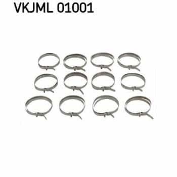 Assortiment de colliers de serrage 12 pièces