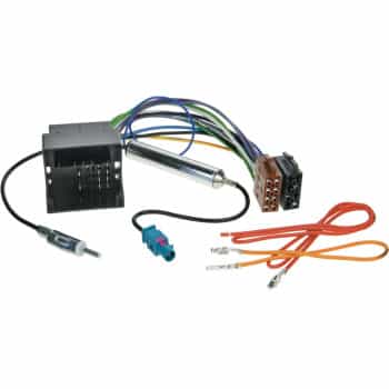 Câble de connexion radio DIN Div. modèles Audi - Seat - Skoda - VW - Maserati avec antenne Alimentation fantôme