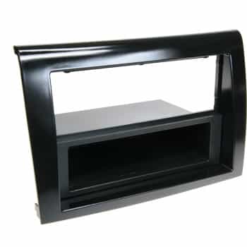 Panneau 2-DIN avec plateau de rangement Fiat Bravo 2007-2014 - Couleur: Noir Piano