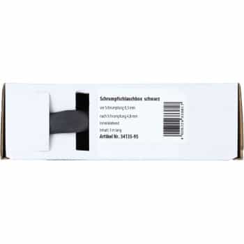 Gaine thermorétractable Noir Ø 9,5 mm / Longueur 3 mètres