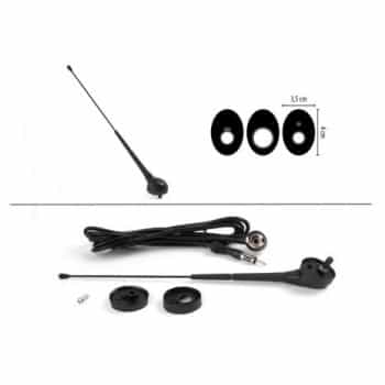 Antenne de toit universelle AM/FM angle de 0 à 90 degrés avec options de 3 pieds