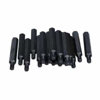 Rooks Bit 10 mm (3/8") Ribe M7 x 75 mm, 20 pièces