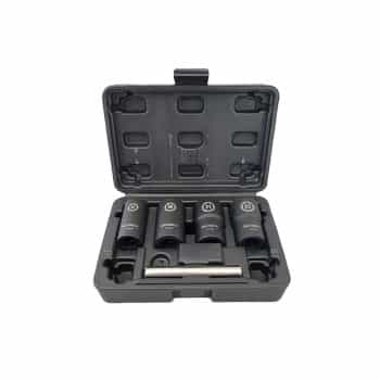 Jeu de douilles spirales 1/2", 5 pièces