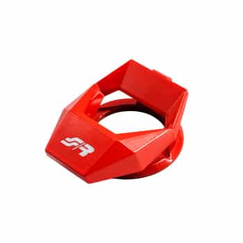 Cache bouton de démarrage Simoni Racing - Rouge - Ø 30 mm
