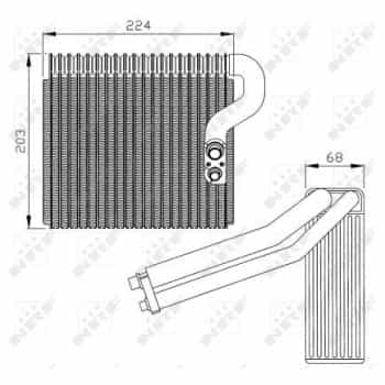 Évaporateur, climatisation 36063 NRF