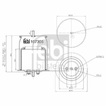 Soufflet à ressort, suspension pneumatique