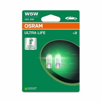 Osram Ultra Life 12V W5W - 2 pièces
