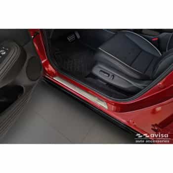 Seuils de porte en acier inoxydable sur mesure pour Honda ZR-V (RZ4) 2023 - 'Lines' - 4 pièces
