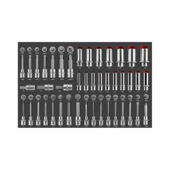 Jeu de douilles et embouts Force 1/2" (EVA) 68 pièces