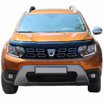 Protection de capot anti-gravillons Oneway pour Dacia Duster II 2018-2024 - Noir brillant