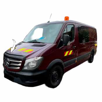 Protection de capot unidirectionnelle (protection contre les éclats de pierre) adaptée au Mercedes Sprinter W906 Facel