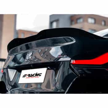 Aileron de toit/arrière universel Simoni Racing version 1 122x8 cm avec ruban de montage