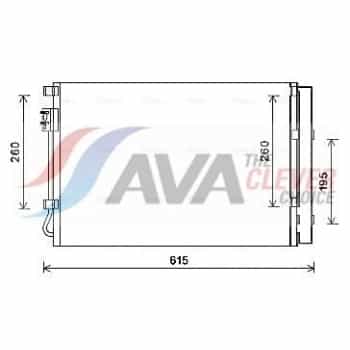 Condenseur, climatisation KA5207D Ava Quality Cooling