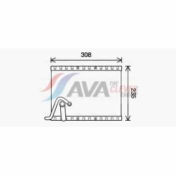 Evaporateur climatisation