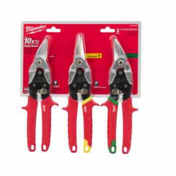 Ensemble de 3 ciseaux Milwaukee