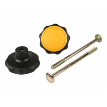 Bouton Spinder 10623 noir / jaune avec boulon (2x)