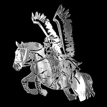 Autocollant Nickel 'Husar Polonais' - 70x80mm