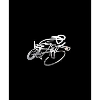 Autocollant Nickel 'Cycliste 2' - 60x40mm