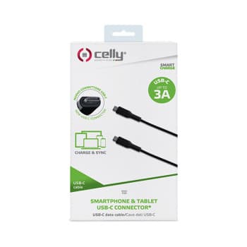 Celly USB-C - Câble USB-C Noir