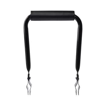 Simson-021897 Dossier avec coussin en vinyle Noir