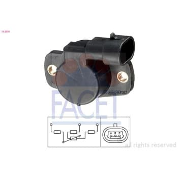 Capteur, position du papillon Made in Italy - OE Equivalent