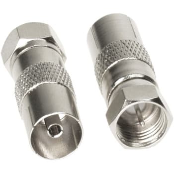 Adaptateur d'antenne fiche F > connexion coaxiale