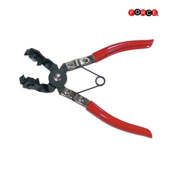 Pince pour colliers de serrage (type coudé)