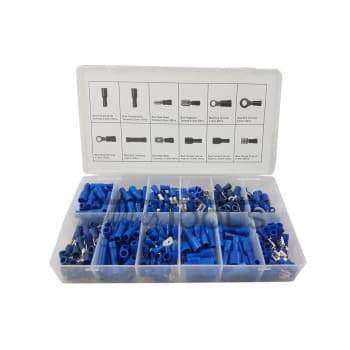 Assortiment Connecteurs de câbles bleu 280 pcs