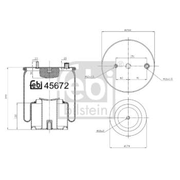 Soufflet à ressort, suspension pneumatique
