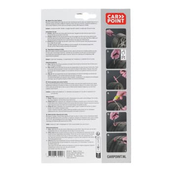 Kit de réparation de pneus Carpoint 9 pièces