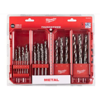 Forets à métaux Milwaukee THUNDERWEB HSS rectifiés - DIN 338